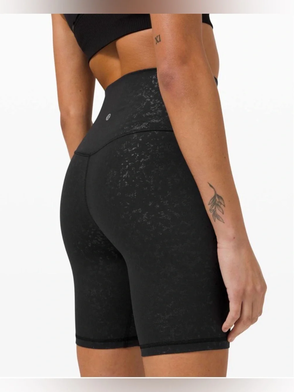 lululemon athletica Align Short 8” in Speckle Emboss Black